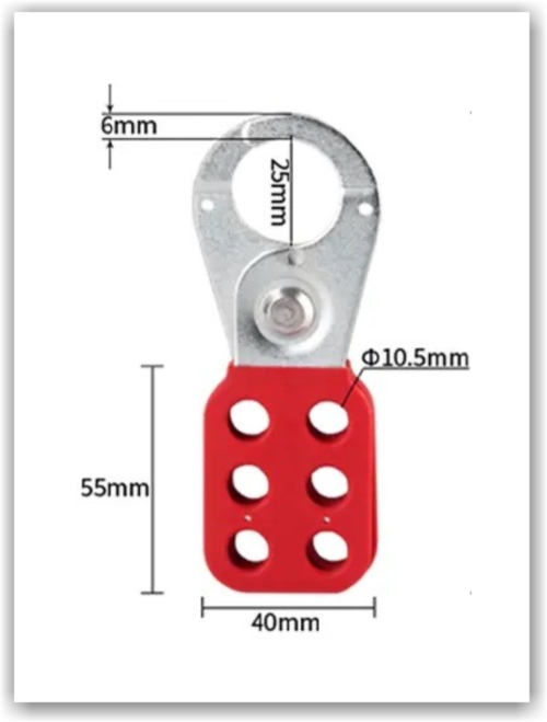 25mm 6 Delikli Vinil Gövde Çelik Çoklayıcı
