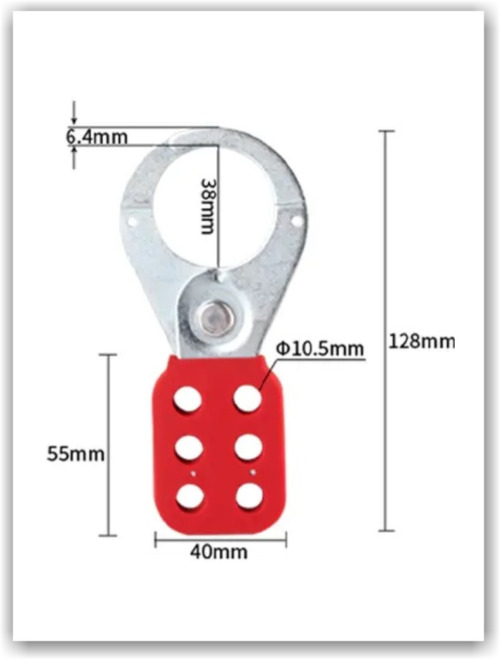 38mm 6 Delikli Vinil Gövde Çelik Çoklayıcı